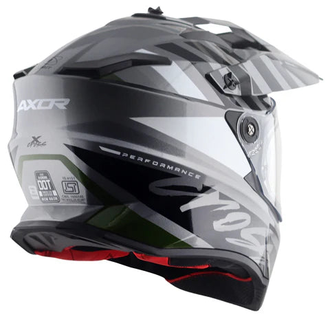 X-Cross Dual Visor Orbit Helmet