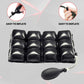 Air Comfy Seat Cushion for Medical, Offices, Home, Motorcycle and Car Lumbar Support - Pillion Premium with Pump