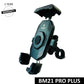 BOBO BM21 PRO PLUS Top & Bottom Corners Secure Grip with PRO PLUS Vibration Damper Bike / Cycle Phone Holder Motorcycle Mobile Mount