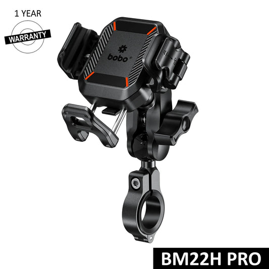 BOBO BM22H PRO Handlebar Mount Anti-Vibration Anti-Theft Bike / Cycle Phone Holder Motorcycle Mobile Mount