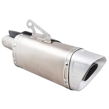 Universal Bike Exhaust AKRAPOVIC Chrome