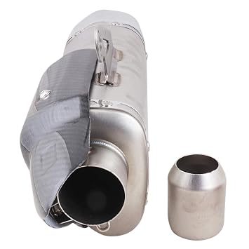 Universal Bike Exhaust AKRAPOVIC Chrome