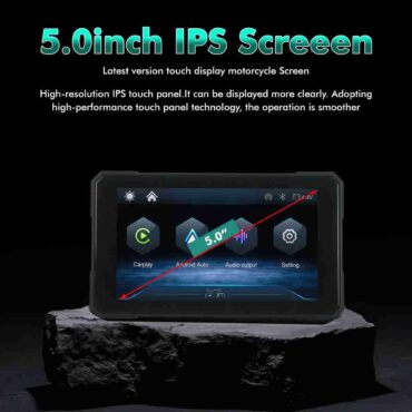 Simtac Quick Detachable Motorcycle GPS CarPlay & Android Auto system – M3