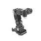 4-Way Helmet Chin Mount with 3M Curved & Flat Adhesive, J Hook Mount Compatible with Gopro 13/12/11/10/9/8/7 Insta 360 & Other Action Cameras