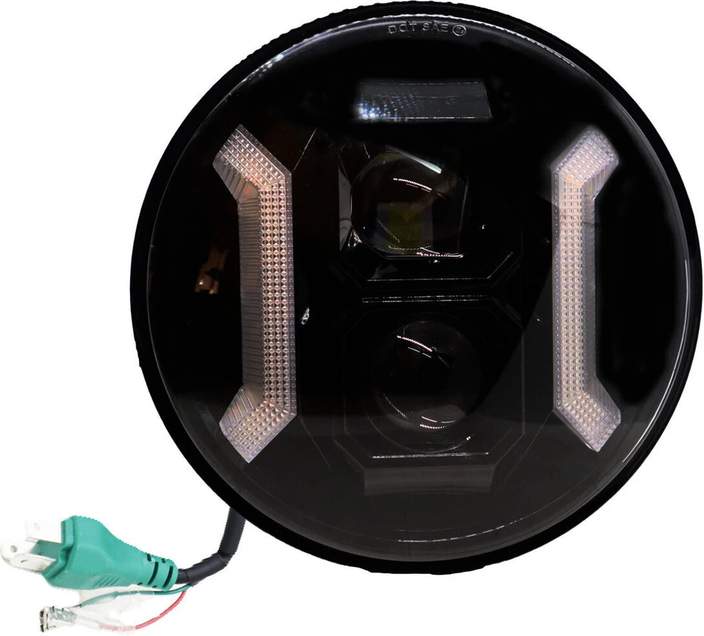 LIU HJG C-284 Yellow/White 90 Watt Headlight Headlight Car, Motorbike LED (12 V, 90 W) (Universal For Bike, Universal For Car, Pack of 1)