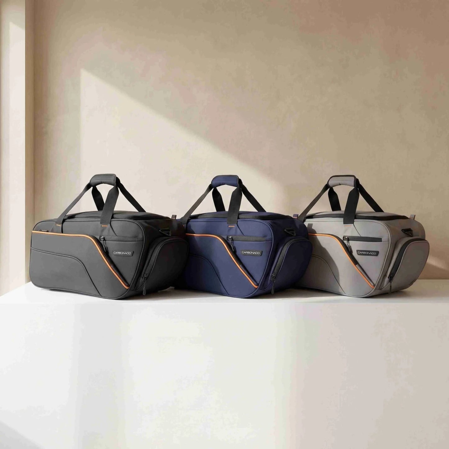 Carbonado Duffle Bag 50L Travel and Gym Bag with Shoe Compartment, Thermal Pocket and Durable Structure
