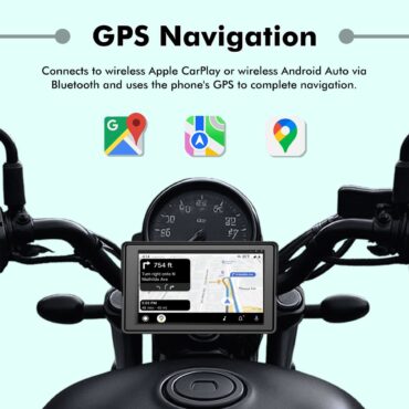 Simtac motorcycle GPS CarPlay & Android Auto system – M4D
