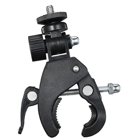 Motorcycle Handlebar Clamp Mount Compatible with GoPro Hero-13 12 11 10 9 8 7 6 5 4 3+ 3 2 Session, YI 4K Eken Action Camera