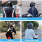 Smart LED Helmet Light with Mobile App Control - Custom Text Display, DIY Drawings, Animated Graphics, Left & Right Turn Indicators, Devil Eye Mode, Bluetooth Connectivity, Rechargeable Battery,