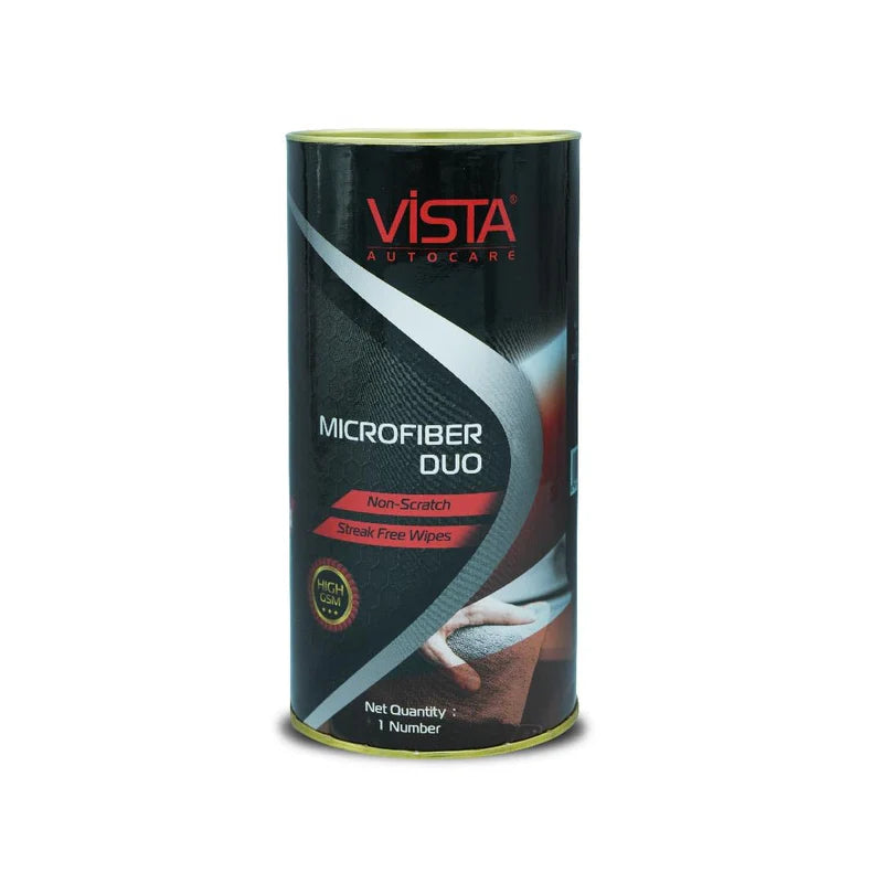 Microfiber Duo | Dual Surface Cleaning Cloths for Scratch-Free, Streak-Free Shine for Cars, Bikes, Homes, and Offices