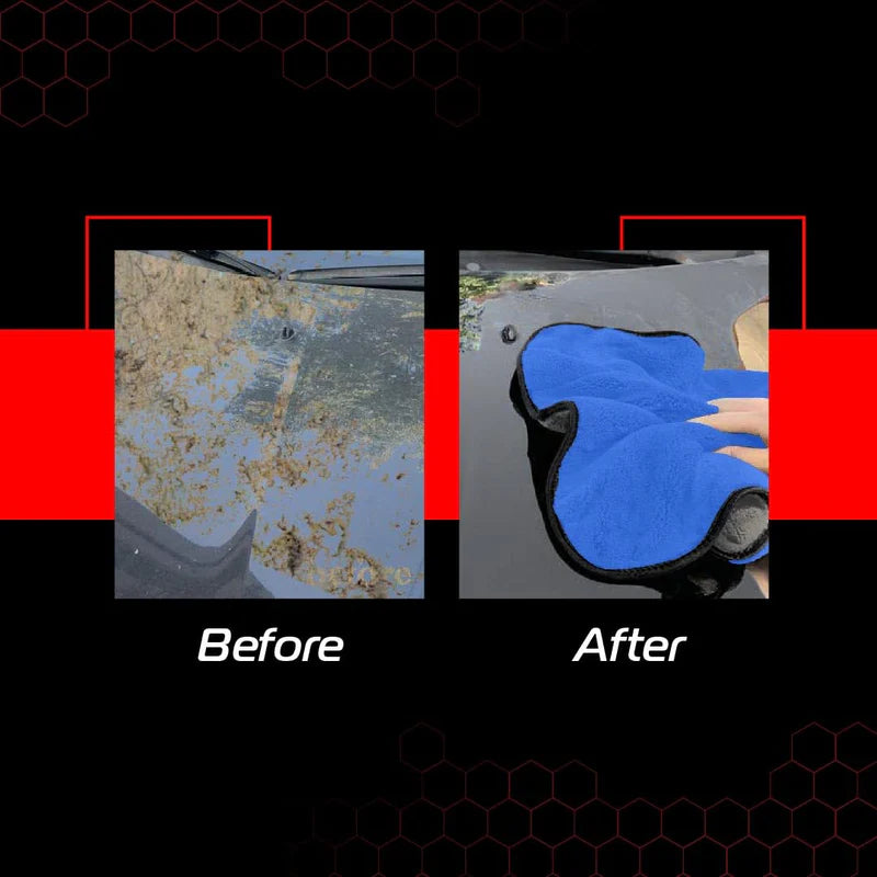 Microfiber Duo | Dual Surface Cleaning Cloths for Scratch-Free, Streak-Free Shine for Cars, Bikes, Homes, and Offices
