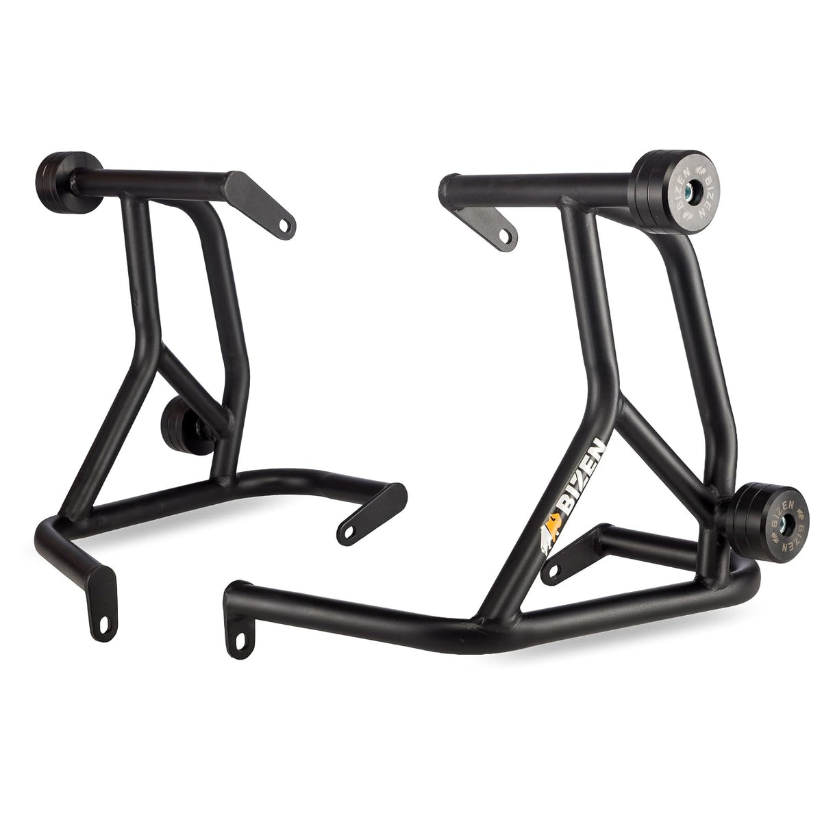 Bizen H'ness 350 Premium Crash Guard with Double Frame Sliders - Black (Fits Honda CB350/ CB350 Classic/ CB350 H’Ness / CB350 RS)
