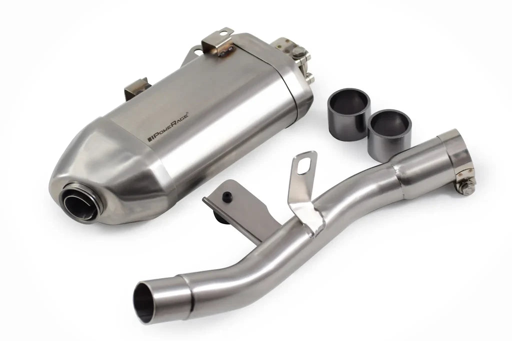 Exhaust for Royal Enfield Himalayan 450 with De-Cat Pipe POWERRAGE