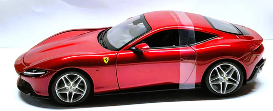 Ferrari Roma Dark Red 1/24 Diecast Model Car by Bburago