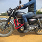 Bizen CB350 RS Premium Crash Guard with Double Frame Sliders - Black (Fits Honda CB350 RS)