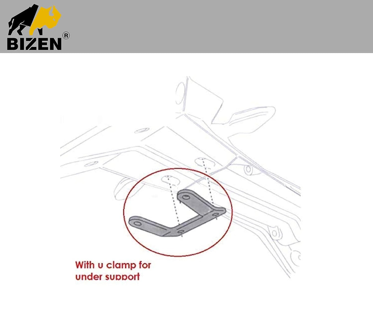 Bizen Bajaj Pulsar NS125/ NS160/ NS200 Premium Rear Rack/Luggage Carrier