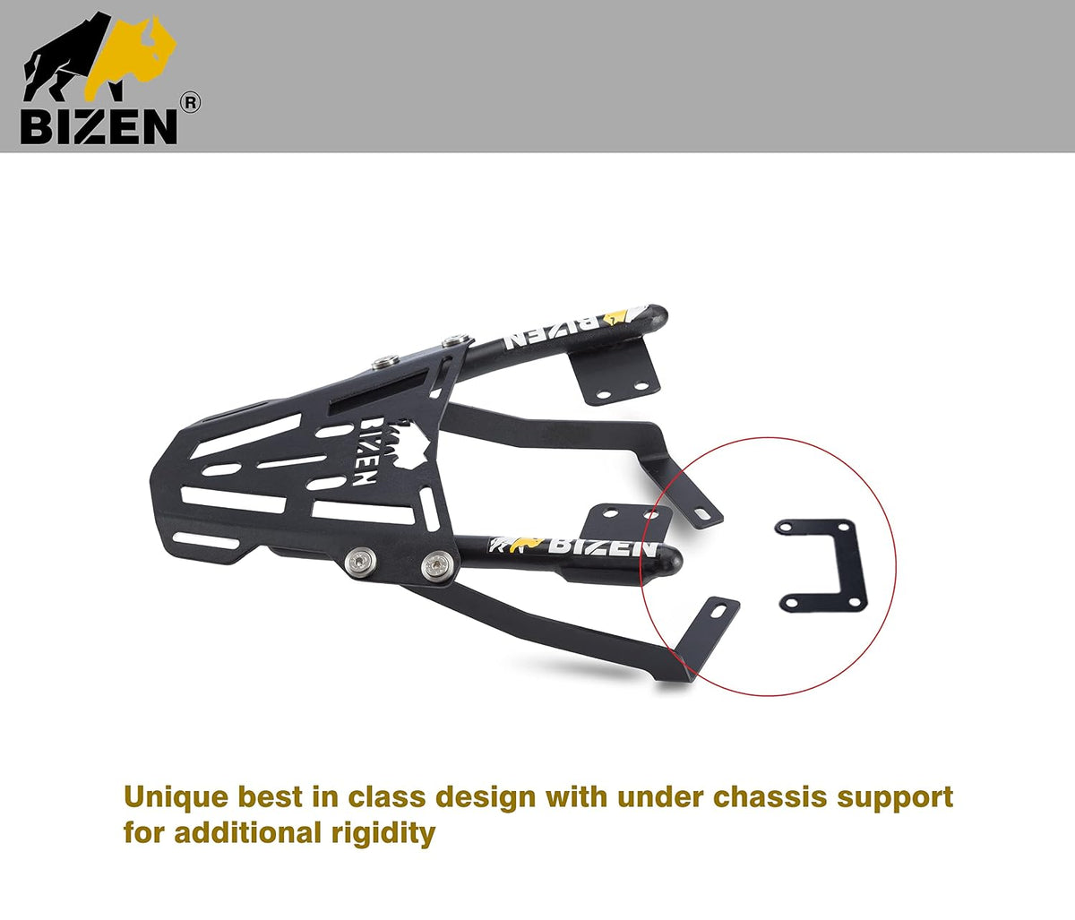 Bizen Bajaj Pulsar NS125/ NS160/ NS200 Premium Rear Rack/Luggage Carrier