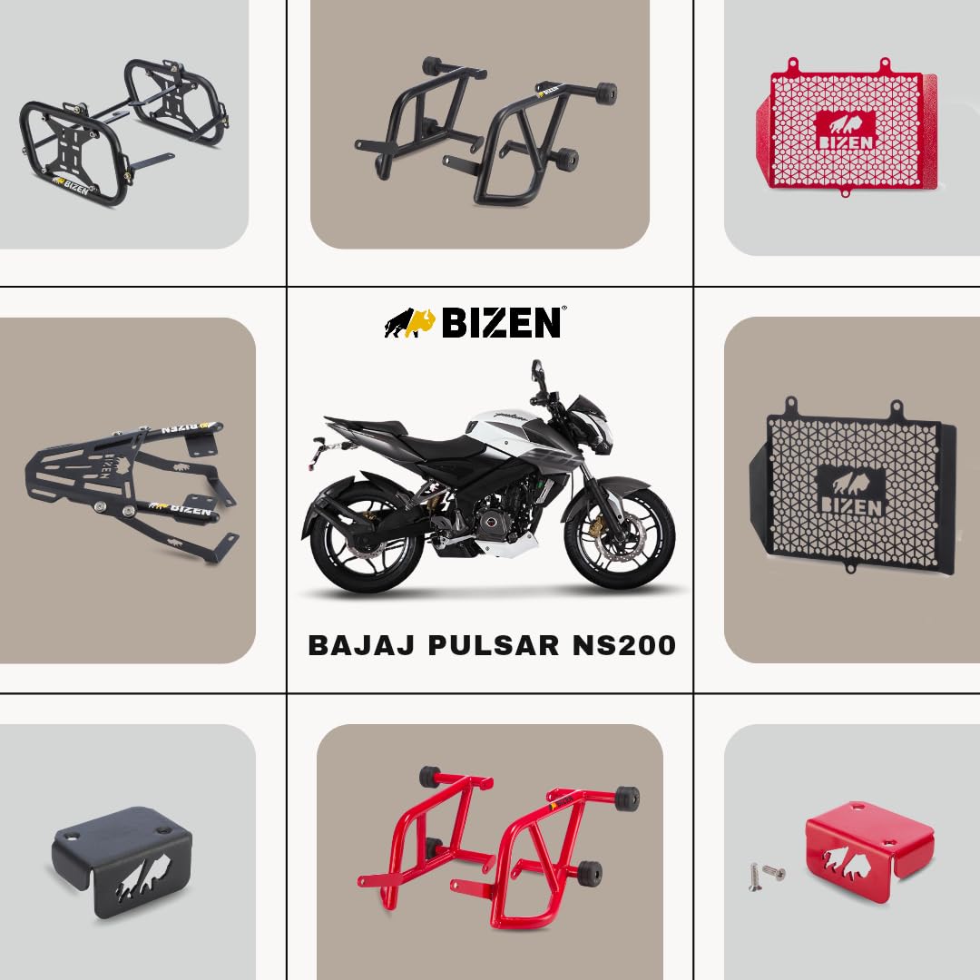 Bizen Bajaj Pulsar NS125/ NS160/ NS200 Premium Rear Rack/Luggage Carrier