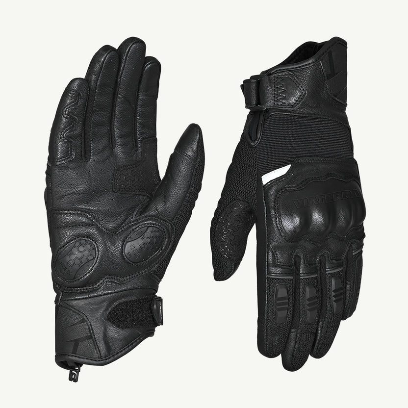 VIATERRA HOLESHOT – SHORT MOTORCYCLE RIDING GLOVES FOR MEN