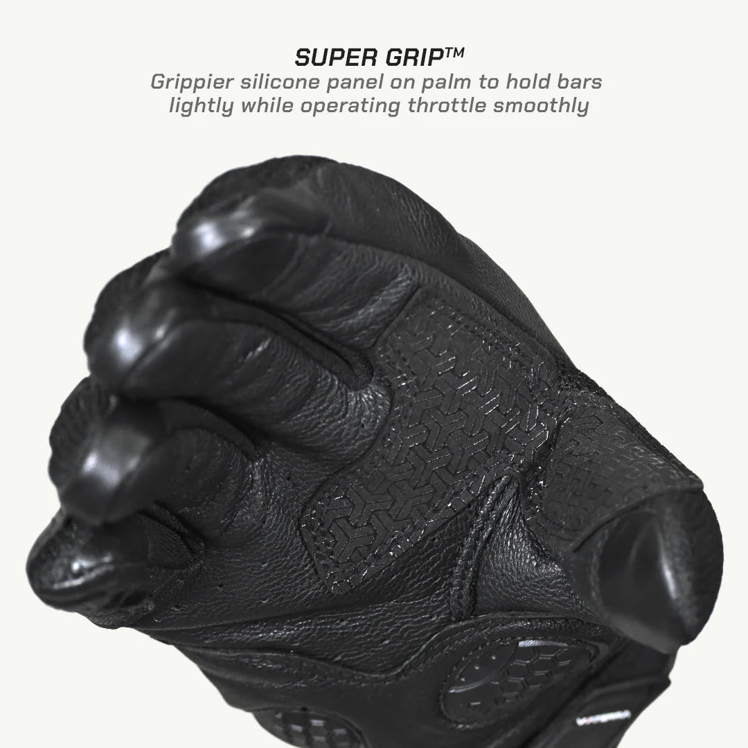 VIATERRA HOLESHOT – SHORT MOTORCYCLE RIDING GLOVES FOR MEN