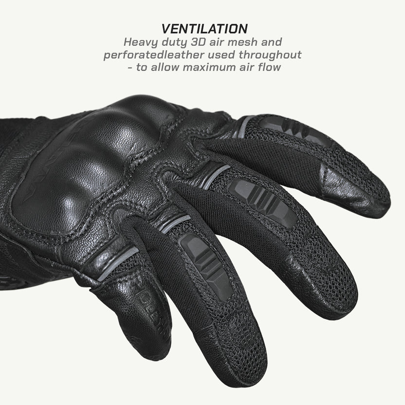 VIATERRA HOLESHOT – SHORT MOTORCYCLE RIDING GLOVES FOR MEN