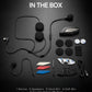 F20 Helmet Bluetooth Headset with Mic | Noise Cancellation | Voice Assistant & Siri