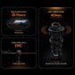F20 Helmet Bluetooth Headset with Mic | Noise Cancellation | Voice Assistant & Siri