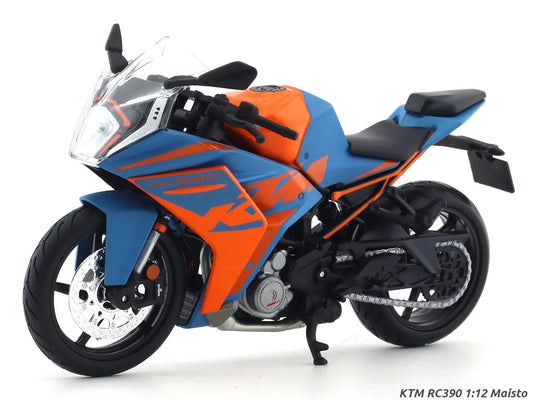 KTM RC390 Blue 1:12 Maisto licensed Scale Model bike collectible