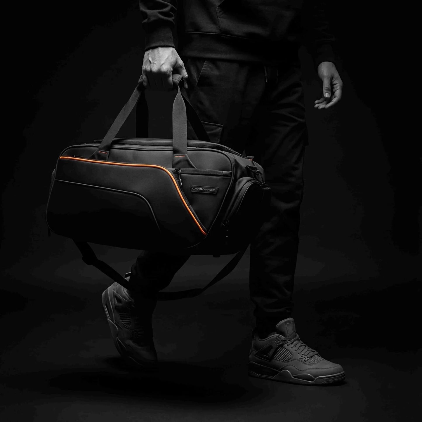 Carbonado Duffle Bag 50L Travel and Gym Bag with Shoe Compartment, Thermal Pocket and Durable Structure