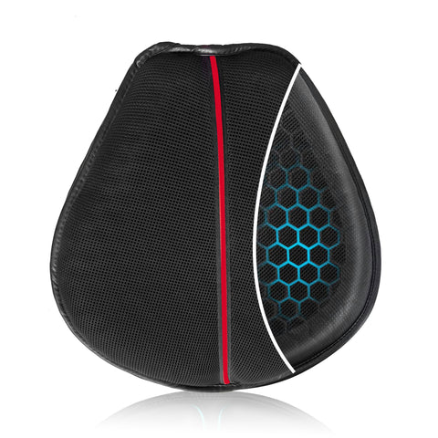 GrandPitstop  |  SKU: Airseat_Gel_C Motorcycle Honeycomb Gel Seat Cushion for Medical, Offices, Home, Motorcycle and Car Lumbar Support - Universal Fit & Breathable Design