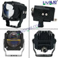 HJG Gorilla Fog with Wiring Harness Kit Combo Dual Lens 120W Gorilla Projector Foglight New Model with Wiring Foglight Ultra Wide Dual Intensity LED Driving Fog Lights White/Yellow 120W Universal For All Cars & Bikes LIU HJG Gorilla Foglight Combo Kit