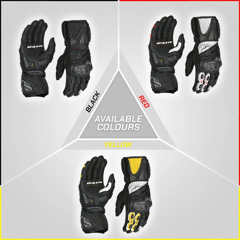 ViaTerra Grid MK3 Full Gauntlet Gloves