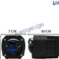 HJG Gorilla Fog with Wiring Harness Kit Combo Dual Lens 120W Gorilla Projector Foglight New Model with Wiring Foglight Ultra Wide Dual Intensity LED Driving Fog Lights White/Yellow 120W Universal For All Cars & Bikes LIU HJG Gorilla Foglight Combo Kit