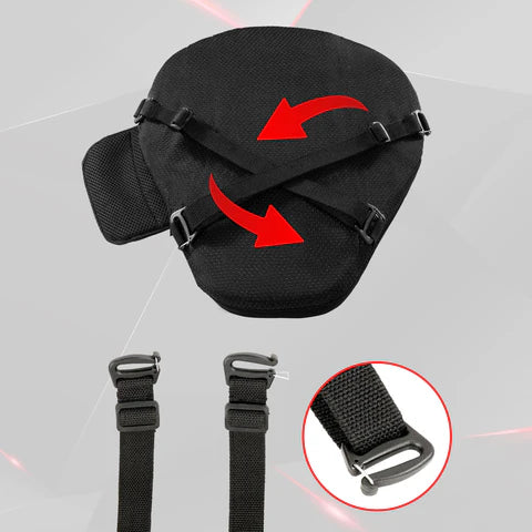 GrandPitstop  |  SKU: AirSeat-Sports-Pre Air Comfy Seat Cushion for Medical, Offices, Home, Motorcycle and Car Lumbar Support - Sports Premium with Pump