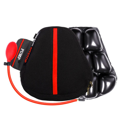 GrandPitstop  |  SKU: AirSeat-Sports-Pre Air Comfy Seat Cushion for Medical, Offices, Home, Motorcycle and Car Lumbar Support - Sports Premium with Pump