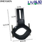 LIU HJG Heavy-Duty CNC Clamp | Adjustable Mount for Fog Lights Bike Headlight Mount