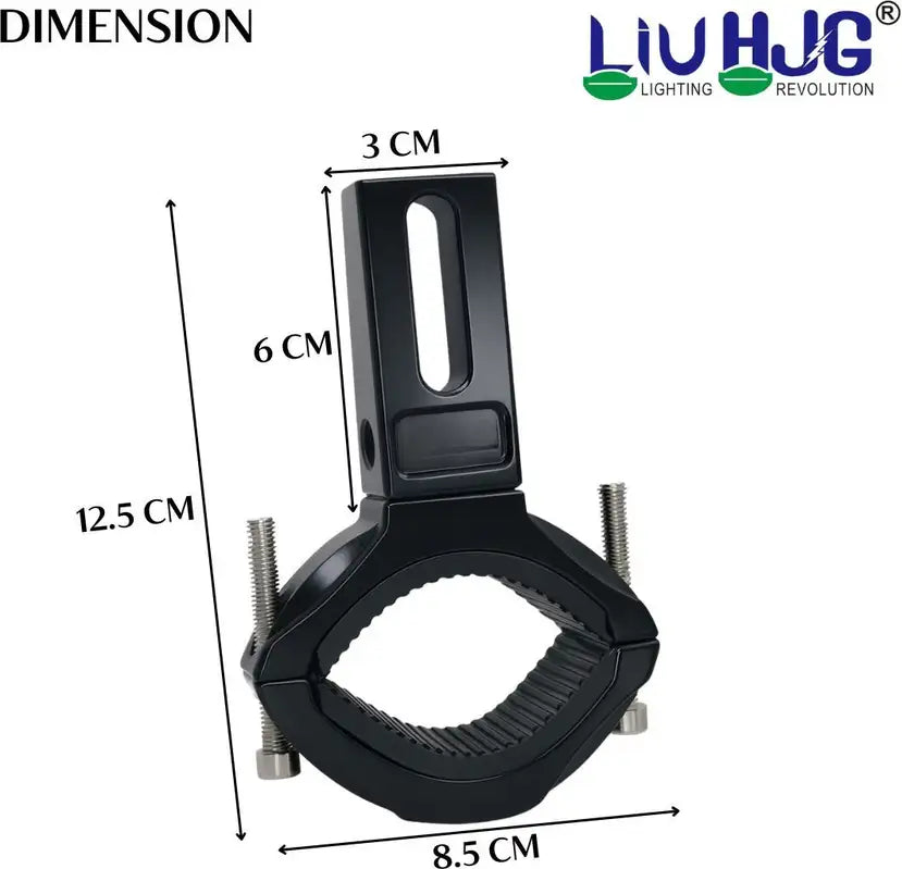 LIU HJG Heavy-Duty CNC Clamp | Adjustable Mount for Fog Lights Bike Headlight Mount