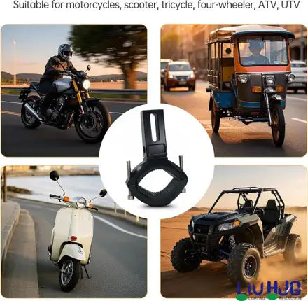 LIU HJG Heavy-Duty CNC Clamp | Adjustable Mount for Fog Lights Bike Headlight Mount