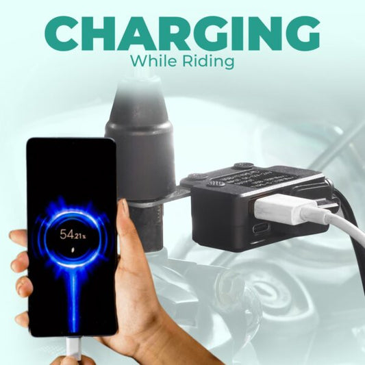 Simtac rapidride duo 51w charger with USB-A & Type-C