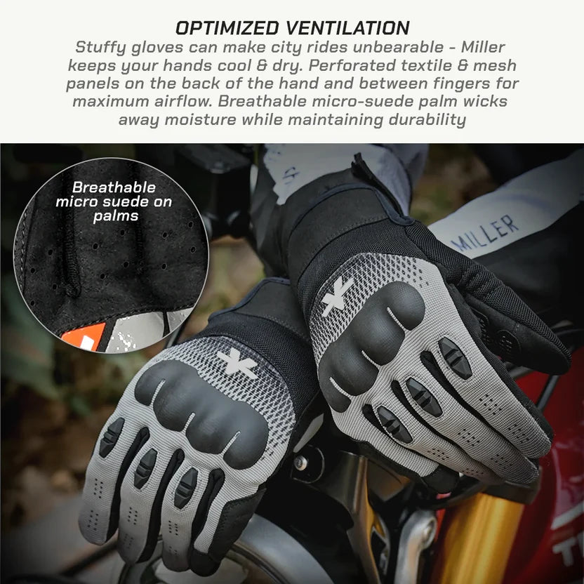 Viaterra Miller Urban Motorcycle Riding Gloves