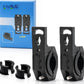 LIU HJG Fog Light Clamps with Non Slip Rubber & Installation Tools Adjustable Brackets Heavy Duty Clamps Rustproof