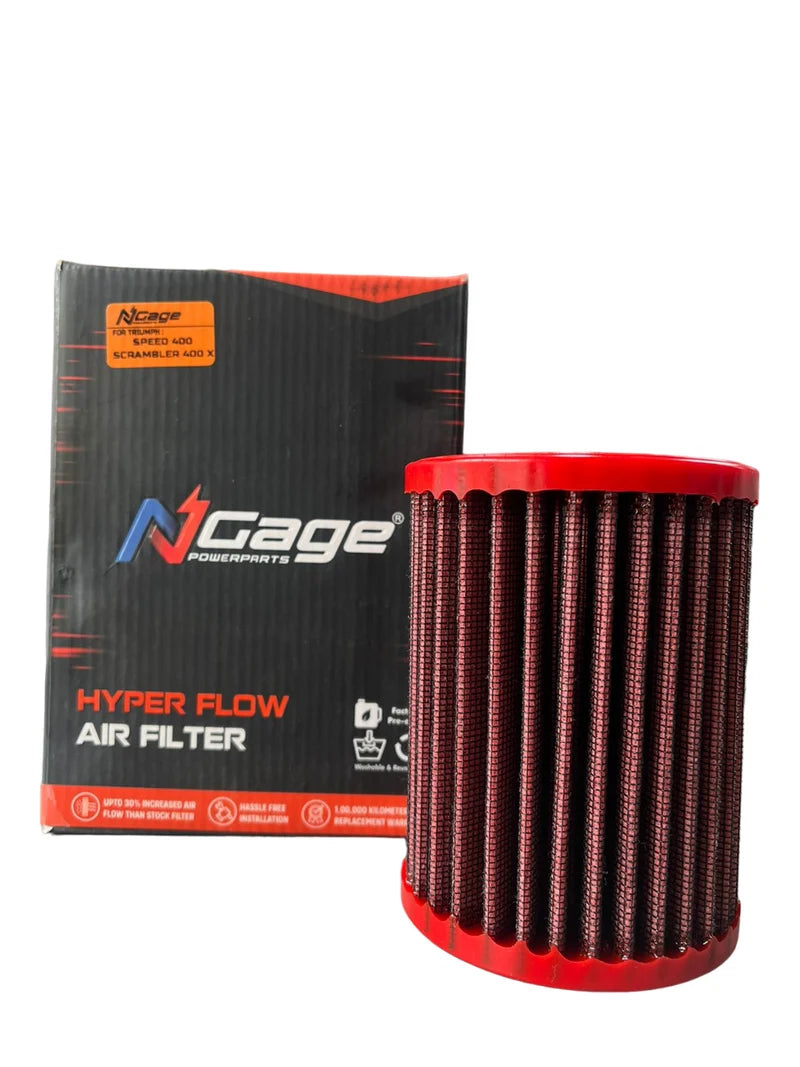 Hyper Flow Air Filter For Triumph 400