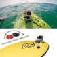 Adhesive Mount-1 x Round & 1 x Flat Mount 3M Round VHB Sticky Pads with Insurance Tethers Straps Compatible With Gopro Hero 13/12/11/10/9/8/7/6/5/4/3+/3/2/1/Insta 360/Yi/4K/Eken Action Cameras