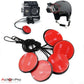 Adhesive Mount-1 x Round & 1 x Flat Mount 3M Round VHB Sticky Pads with Insurance Tethers Straps Compatible With Gopro Hero 13/12/11/10/9/8/7/6/5/4/3+/3/2/1/Insta 360/Yi/4K/Eken Action Cameras