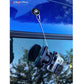 Adhesive Mount-1 x Round & 1 x Flat Mount 3M Round VHB Sticky Pads with Insurance Tethers Straps Compatible With Gopro Hero 13/12/11/10/9/8/7/6/5/4/3+/3/2/1/Insta 360/Yi/4K/Eken Action Cameras