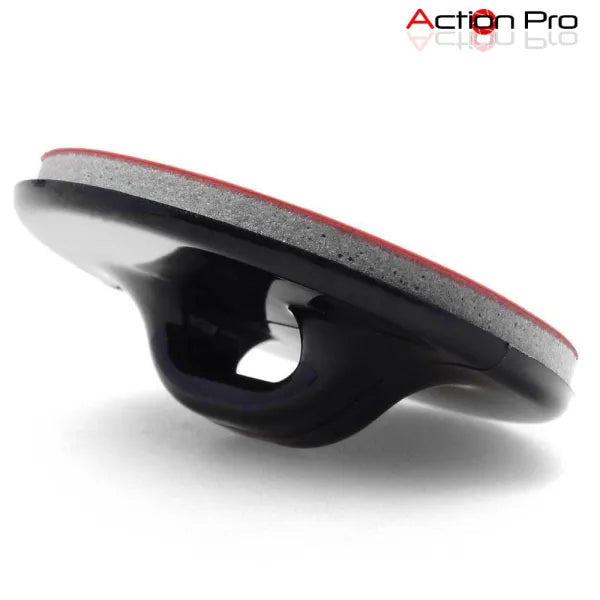 Adhesive Mount-1 x Round & 1 x Flat Mount 3M Round VHB Sticky Pads with Insurance Tethers Straps Compatible With Gopro Hero 13/12/11/10/9/8/7/6/5/4/3+/3/2/1/Insta 360/Yi/4K/Eken Action Cameras