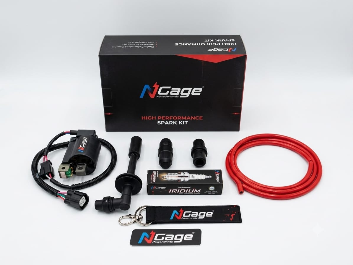 KTM DUKE 390/R (GEN  2/ GEN 3) | High  Performance | Spark Plug  Cable Kit:  Resistor Spark  Caps