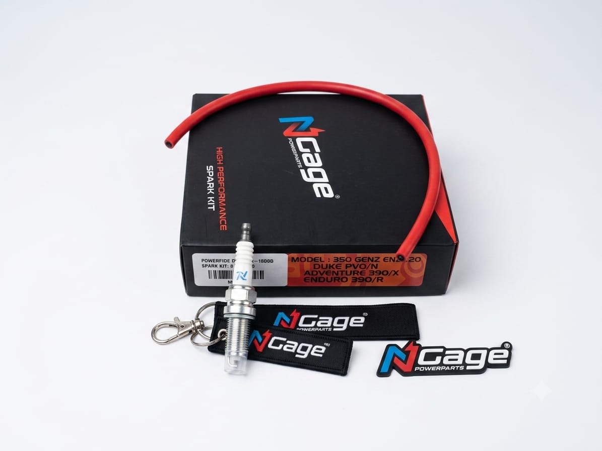 KTM DUKE 390/R (GEN  2/ GEN 3) | High  Performance | Spark Plug  Cable Kit:  Resistor Spark  Caps