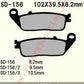 Vesrah SD-156/2 Ceramic Brake Pad - Vesrah