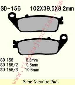 Vesrah SD-156/2 Ceramic Brake Pad - Vesrah